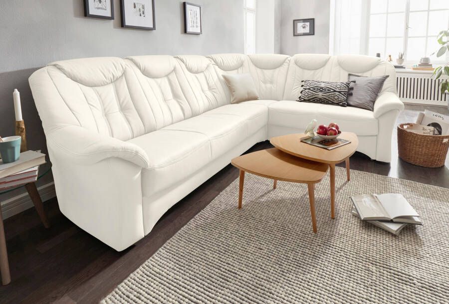 Exxpo sofa fashion Hoekbank Isabel klassiek moderne hoge rugleuning voor meer comfort L-vorm