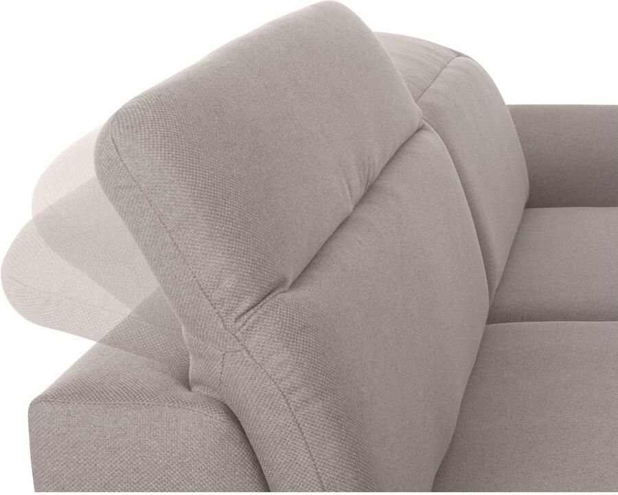 Exxpo sofa fashion Hoekbank Kyoto incl. hoofd- en armleuningverstelling hoog zitcomfort keuze met bedfunctie en bedlade hoogwaardige bekleding l-vorm