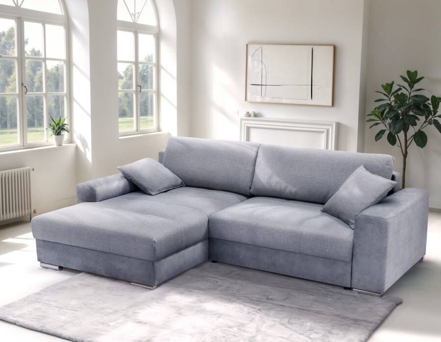 Exxpo sofa fashion Hoekbank Larnaca incl. bedfunctie en opbergruimte comfortabel en gezellig