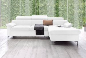 Exxpo sofa fashion Hoekbank met verstelbaar hoofdeind