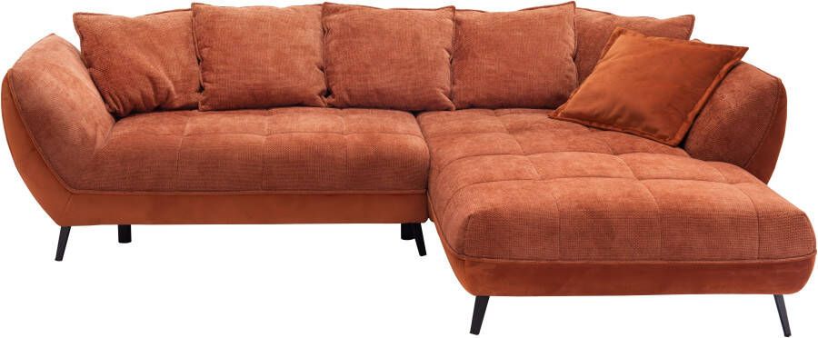 Exxpo sofa fashion Hoekbank Midway met eenvoudige Easy-Lift bedfunctie comfortabel en modern