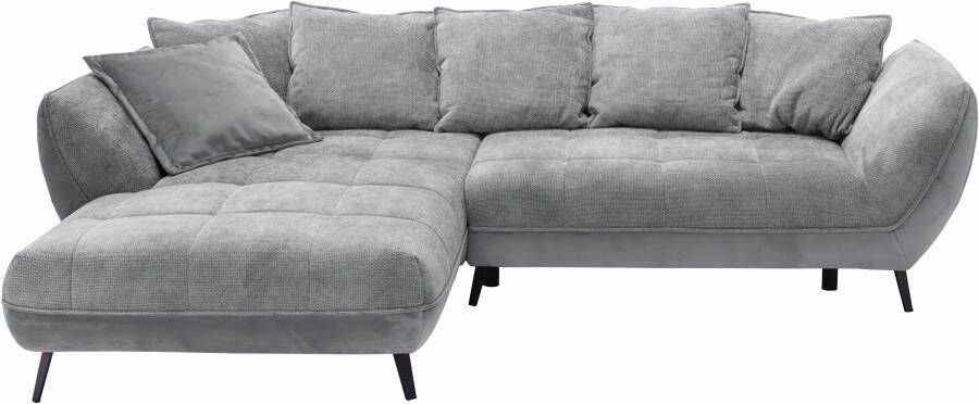 Exxpo sofa fashion Hoekbank Midway met eenvoudige Easy-Lift bedfunctie comfortabel en modern