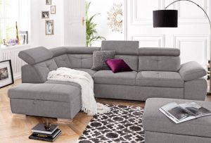 Exxpo sofa fashion Hoekbank naar keuze met slaapfunctie en bedkist