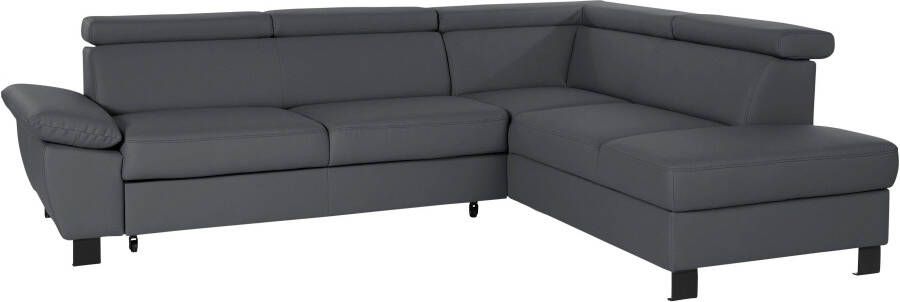 Exxpo sofa fashion Hoekbank Olo met verstelbare hoofdsteun naar keuze met slaapfunctie en bedkist