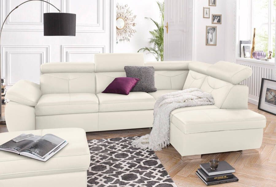 Exxpo sofa fashion Hoekbank Spring naar keuze met slaapfunctie en bedkist