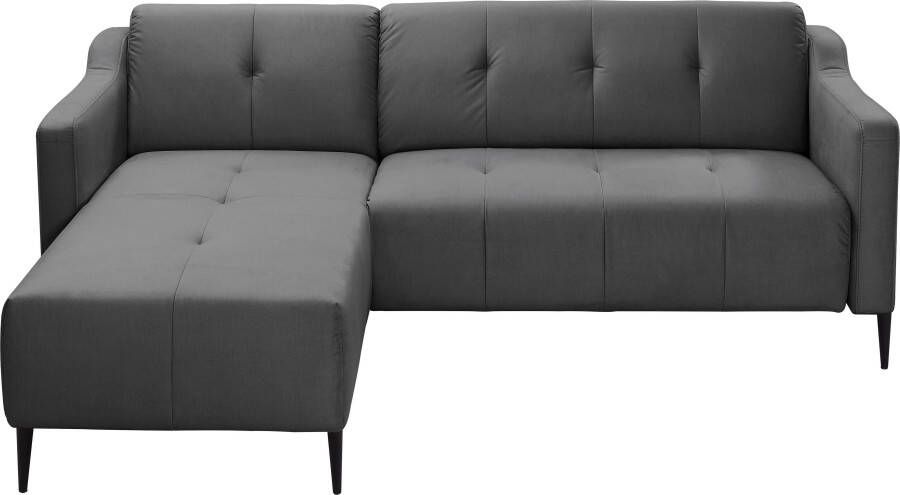 Exxpo sofa fashion Hoekbank SVALBARD naar keuze met elektrische zitdiepteverstelling vrij in de ruimte