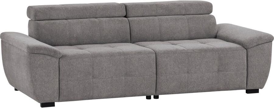 Exxpo sofa fashion Megabank Exxpo MAVERICK zachte bekleding hoog zitcomfort incl. verstelbare hoofdsteunen complexe detailafwerking