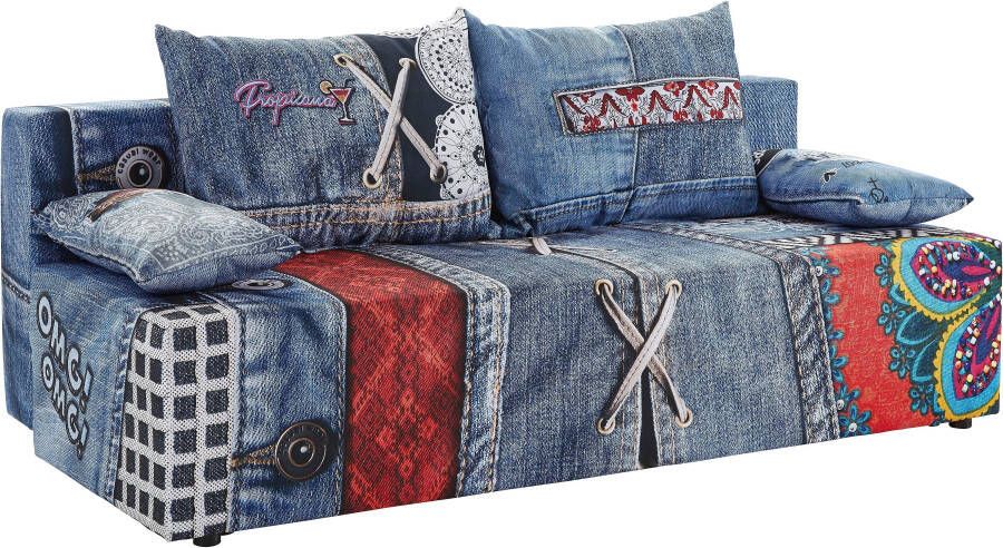 Exxpo sofa fashion Slaapbank Exxpo Tabou met slaapfunctie en bedkist liftbedfunctie en binnenvering