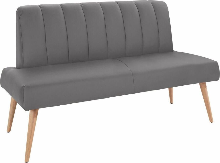 Exxpo sofa fashion Zitbank Costa moderne rugstikking comfortabel en elegant hoge houten voet