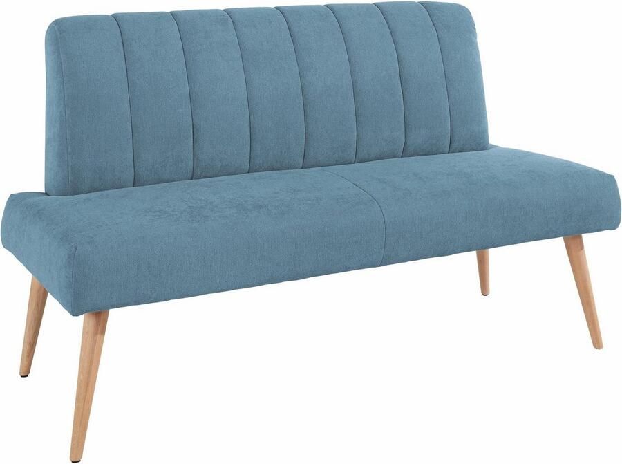 Exxpo sofa fashion Zitbank Costa moderne rugstikking comfortabel en elegant hoge houten voet