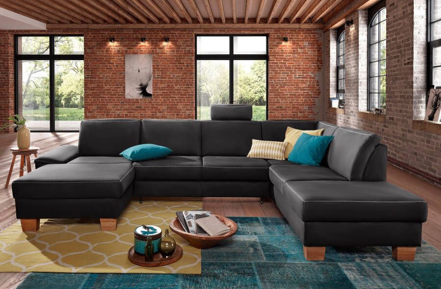 Exxpo sofa fashion Zithoek Croma hoogwaardige detailverwerking met actuele contrastnaad