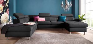 Exxpo sofa fashion Zithoek inclusief verstelbare hoofdsteun en rugleuning naar keuze met slaapfunctie