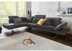 Exxpo sofa fashion Hoekbank inclusief hoofd- resp. verstelbare rugleuning en verstelbare armleuning