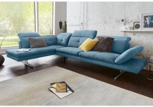 Exxpo sofa fashion Hoekbank inclusief hoofd- resp. verstelbare rugleuning en verstelbare armleuning