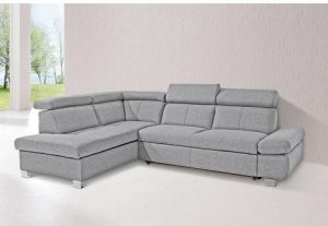 Exxpo sofa fashion Hoekbank met ottomane en naar keuze met slaapfunctie en bedkist