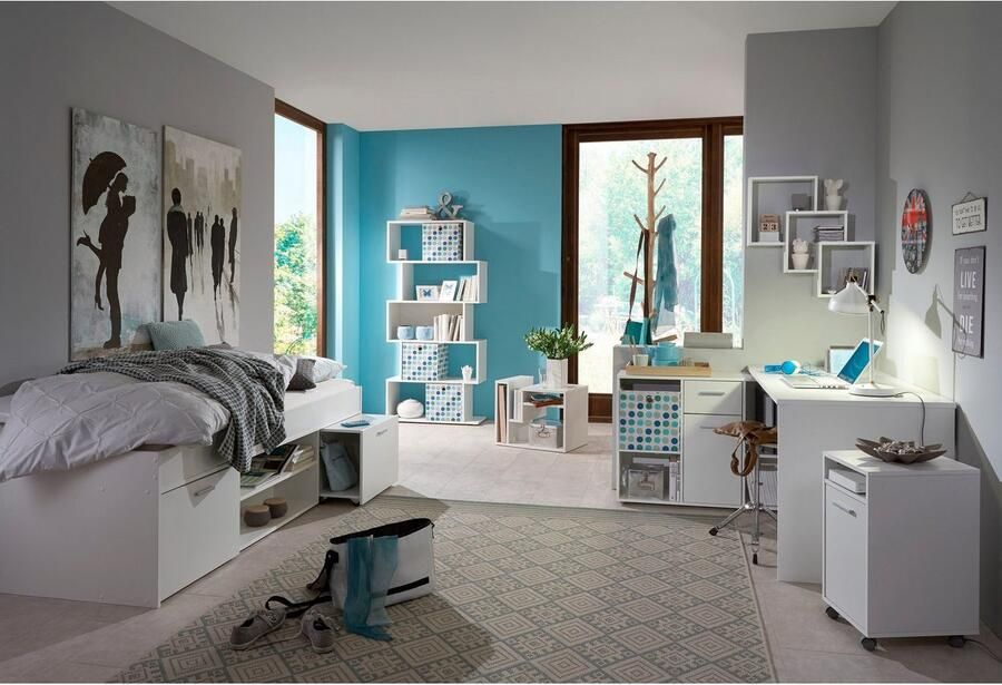 FMD Kajuitbed Carlo 90x200 Wit