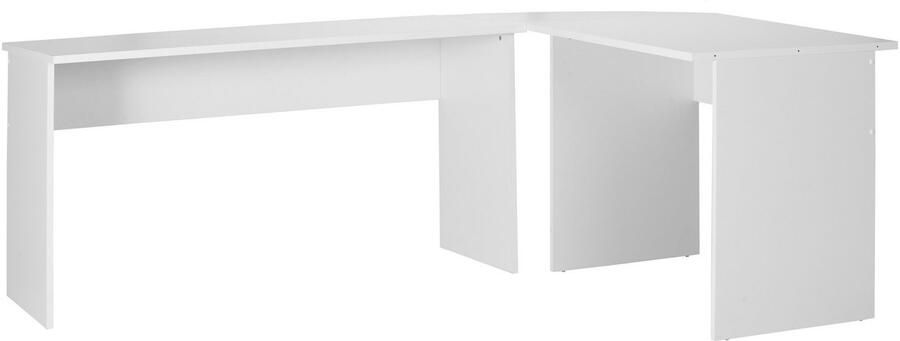 FMD Hoekbureau Tiell Hoekbureau bureautafel aan beide zijden te monteren 205 155 cm