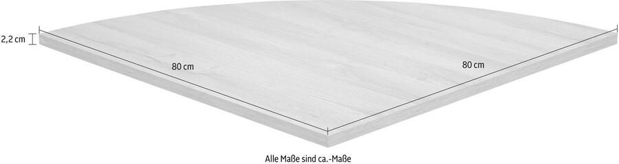 FMD Verbindingsstuk bureau Gabi oude eik