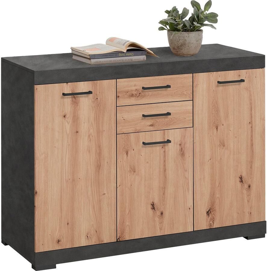 FMD Kast Bristol 3 Multifunctionele kast in verschillende dieptes breedte: 120 cm