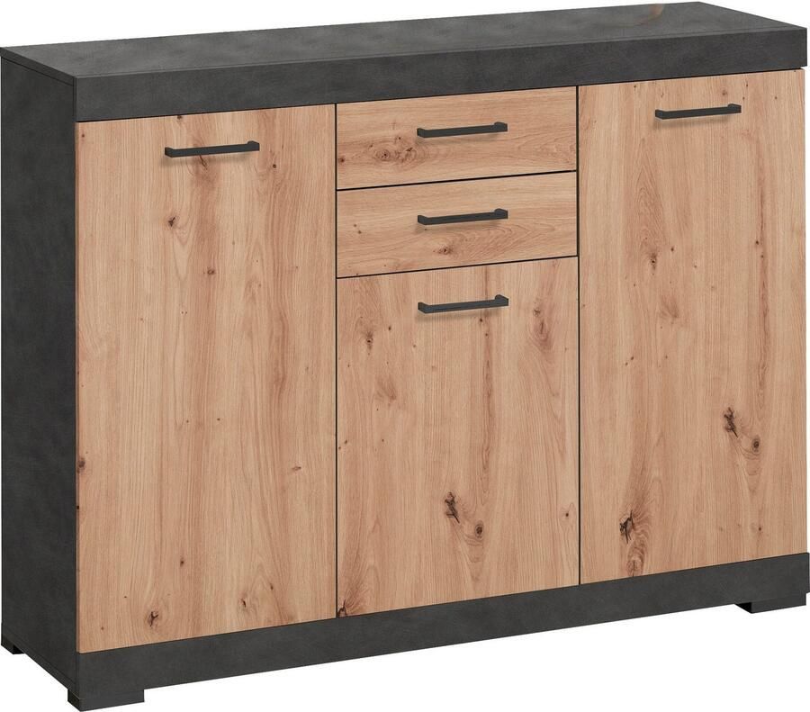 FMD Kast Bristol 3 Multifunctionele kast in verschillende dieptes breedte: 120 cm