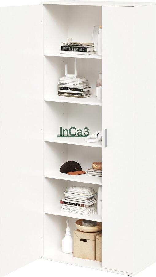 FMD Multifunctionele kast Inca 3 veel opbergruimte met of zonder spiegel