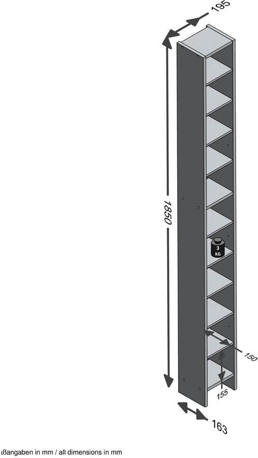 FMD Staand rek Hallo 2