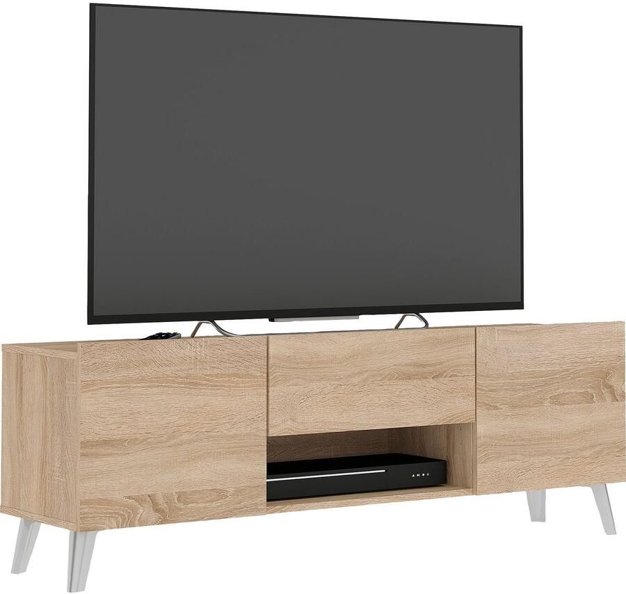 FMD Tv-meubel Brighton Breedte 140 cm met en zonder lade