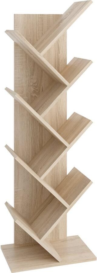 FMD Wandplank Büchen 1 Plank boekenstandaard opbergmogelijkheid 125 cm hoog