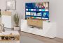 FMD -Tv-meubel-182x33x70 2-cm-artisan-eikenkleurig-wit - Thumbnail 2