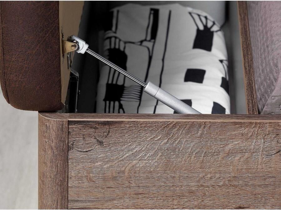 FORTE Bed Jacky Belastbaarheid 250 KG Opbergruimte