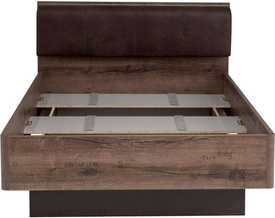 FORTE Bed Jacky met gestoffeerd hoofdbord