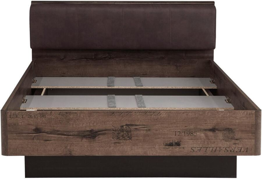 FORTE Bed Jacky met gestoffeerd hoofdbord