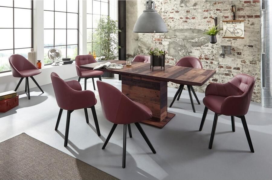 FORTE Eettafel Clif Breedte 160-200 cm uittrekbaar