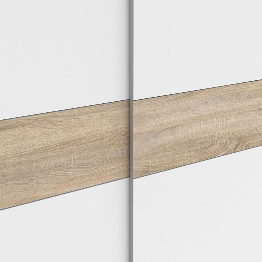 FORTE Zweefdeurkast Longline gemaakt in Europa 2 schuifdeuren modern ontwerp