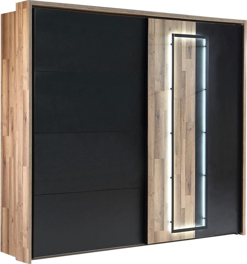 FORTE Zweefdeurkast Sirius Crown met ledverlichting