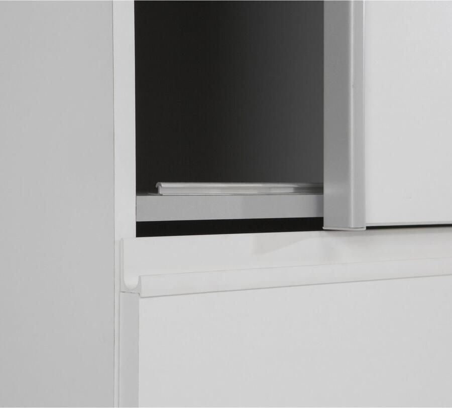 FORTE Zweefdeurkast Winn schuifdeurkast met 3 lades gemaakt in Europa verschillende maten en kleuren zeer veel bergruimte