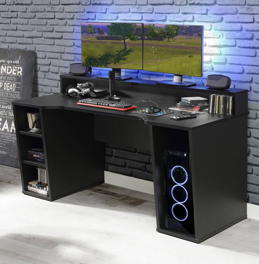 FORTE Gamingtafel Tezaur optioneel met rgb-verlichting