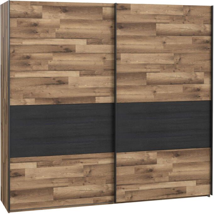 FORTE Zweefdeurkast Jakobina met moderne middelste band