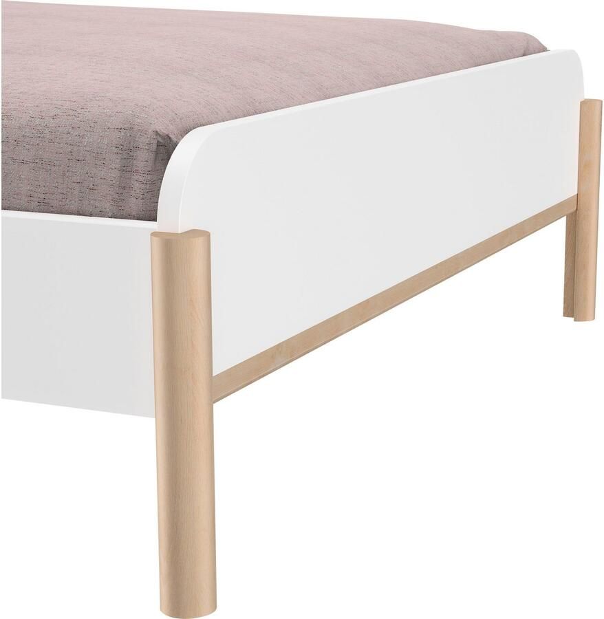 Gami Kinderbed 1-persoons kinderbed met ledverlichting bij het hoofdbord 90x200 cm