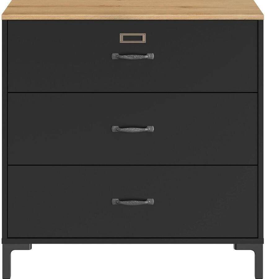 Diagone Commode Zwart 81x40x82 cm