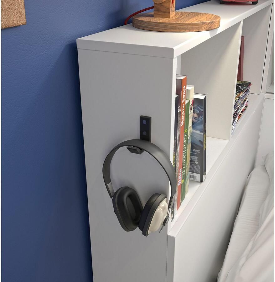 Gami Ledikant met bergruimte Erwan veel opbergruimte Made in France verschillende kleuren