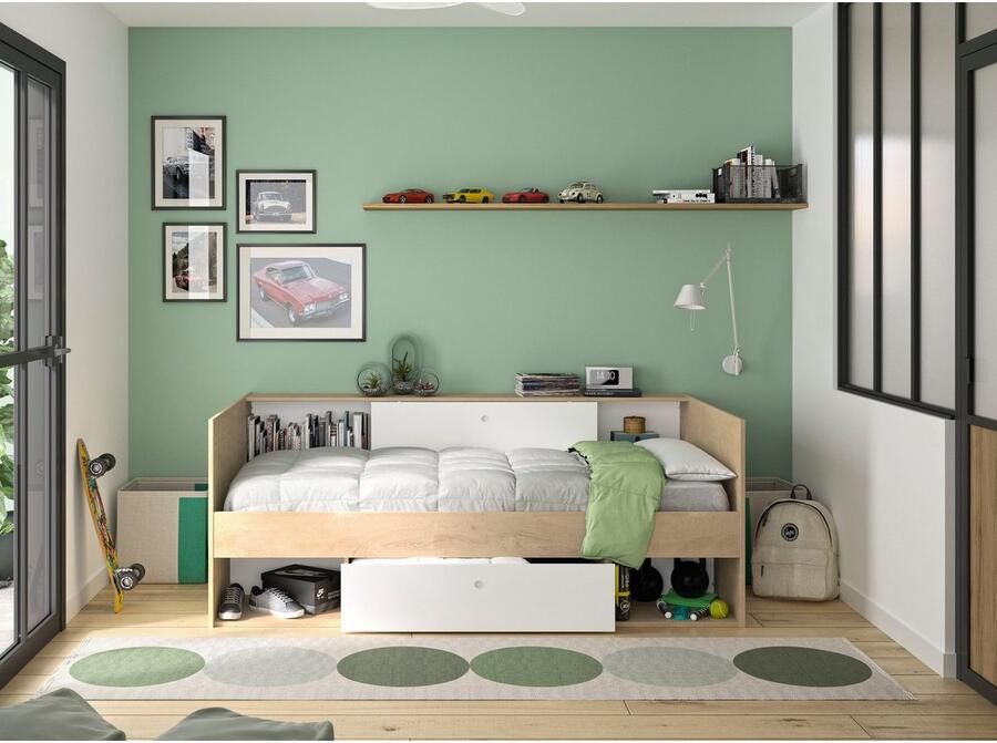 Gami Ledikant met bergruimte Functioneel ledikant met veel bergruimte