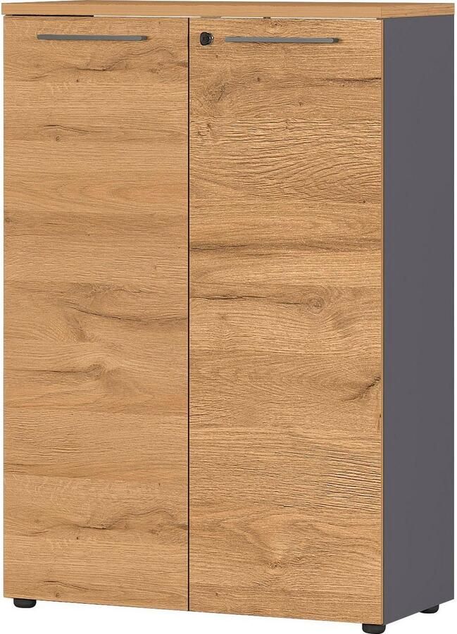 GERMANIA Archiefkast GW-Agenda multifunctionele kast afsluitbaar optioneel met 2 open vakken afmetingen 80x197 cm made in germany - Foto 2