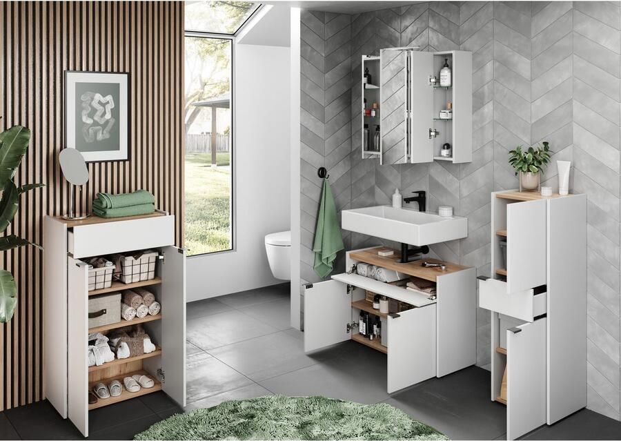 GERMANIA Halfhoge kast Ameca Kast met een lade en twee deuren