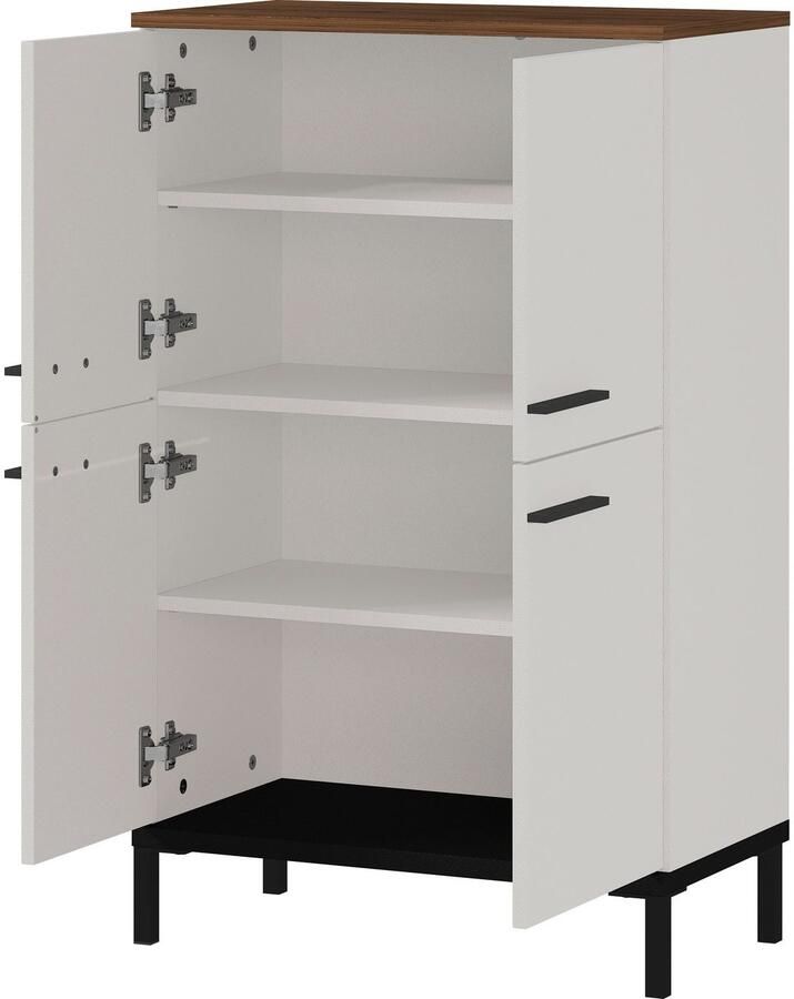 GERMANIA Halfhoge kast Yonkers Coating van melaminehars hoogwaardige ABS-randen handgrepen