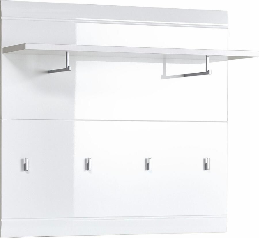 GERMANIA Halmeubelset Adana Kleur wit met hoogglans fronten (set 5-delig)