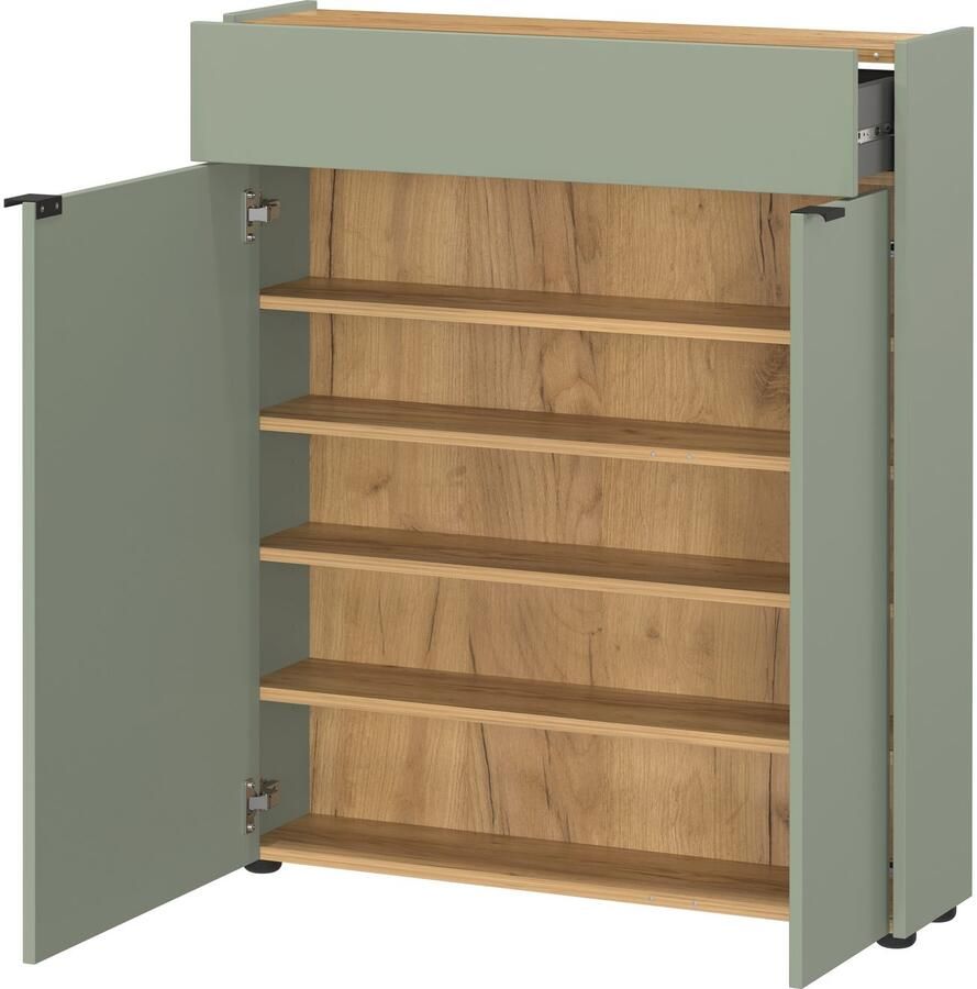 GERMANIA Multifunctionele kast Ameca met geringe diepte ideaal voor smalle gangen breedte 83 cm (1 stuk)