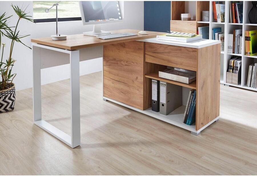 GERMANIA Hoekbureau GW-Lioni met geïntegreerd dressoir - Foto 6