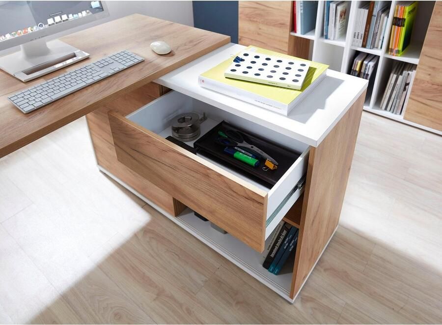 GERMANIA Hoekbureau GW-Lioni met geïntegreerd dressoir - Foto 4