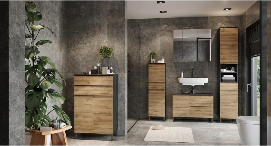 GERMANIA Halfhoge kast Scantic met een greeploze uitstraling (1 stuk)